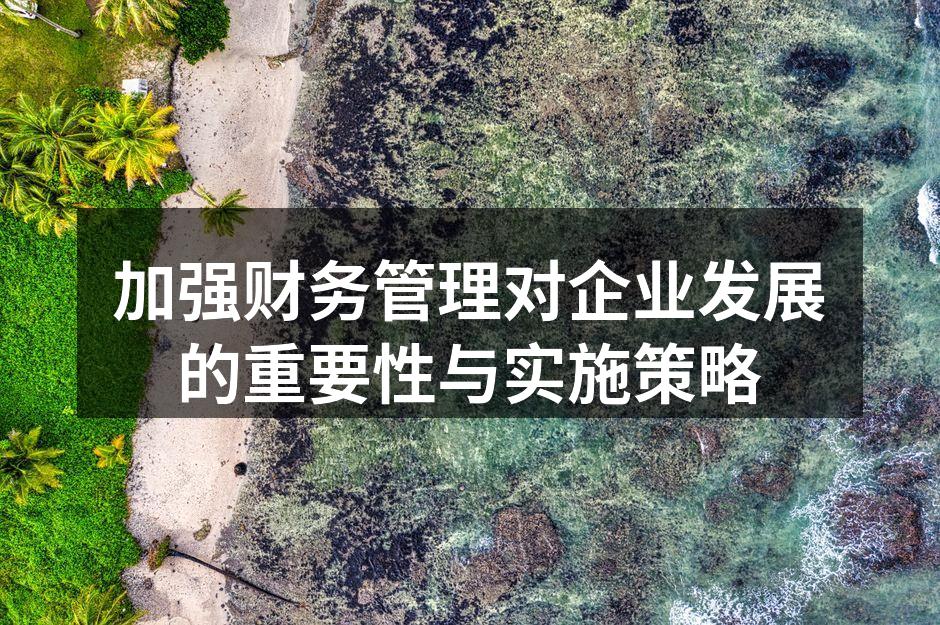 加强财务管理对企业发展的重要性与实施策略